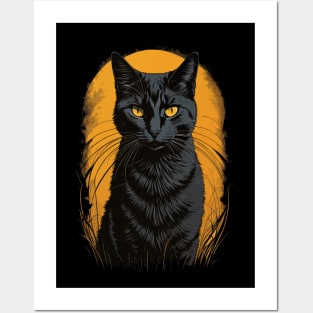 Black Cat Posters and Art